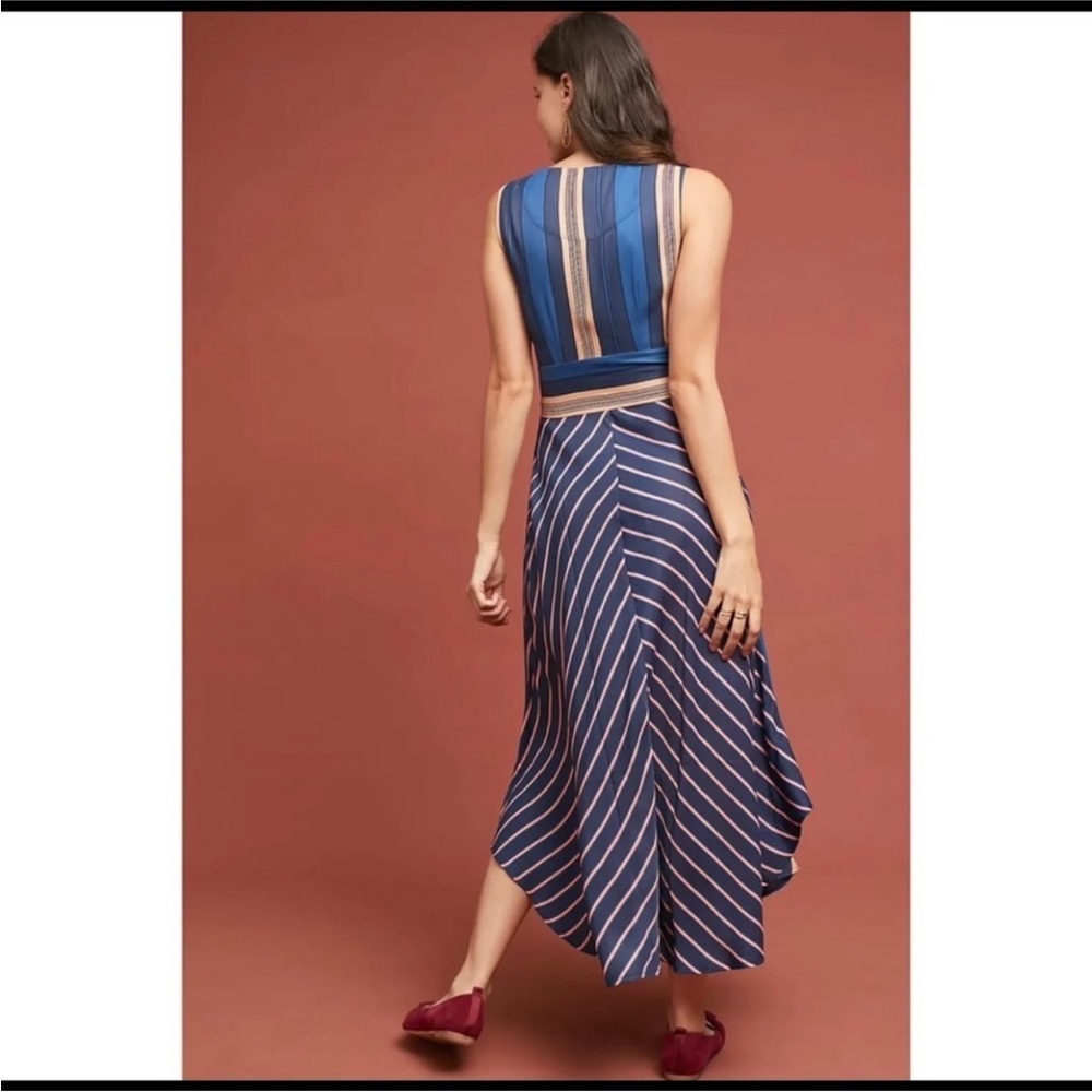 Anthropologie Maeve Atalanta Front-Tie Dress size M - Picture 3 of 14